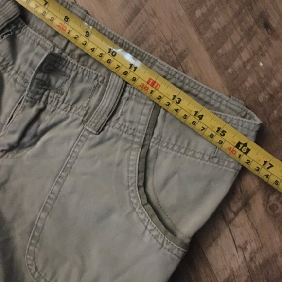 Y2K BONGO Baggy Low Rise Khaki Skater Cargo Pants - Picture 12 of 15